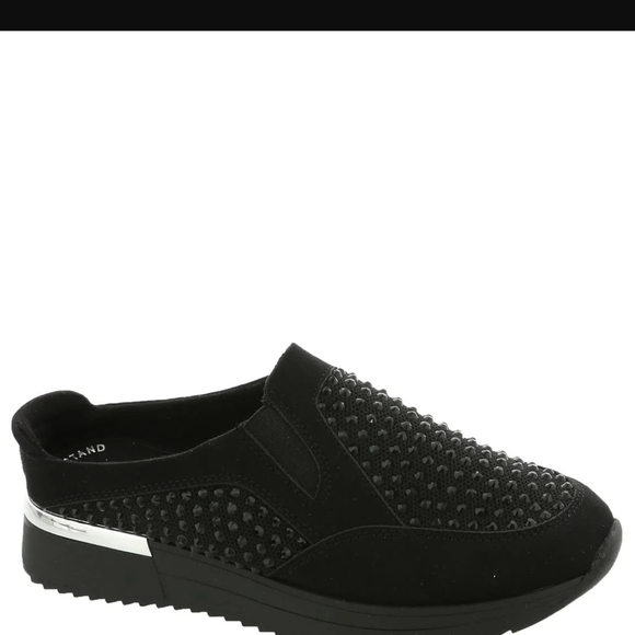 Kenneth Cole Reaction Black Studded Mules - Picture 3 of 4